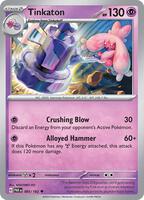 Preview image for the Tinkaton single card  for the collectable card game Pokemon.