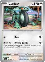 Preview image for the Cyclizar - 157/182 single card  for the collectable card game Pokemon.