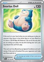 Preview image for the Snorlax Doll single card  for the collectable card game Pokemon.
