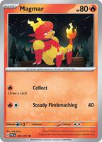 Preview image for the Magmar single card  for the collectable card game Pokemon.