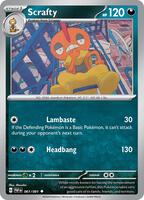 Preview image for the Scrafty single card  for the collectable card game Pokemon.