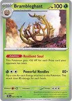 Preview image for the Brambleghast single card  for the collectable card game Pokemon.