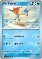 Preview image for the Keldeo single card  for the collectable card game Pokemon.