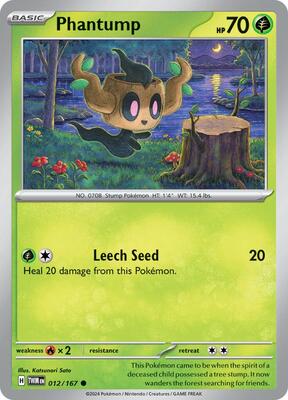 Preview image for the Phantump single card  for the collectable card game Pokemon.