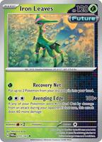 Preview image for the Iron Leaves single card  for the collectable card game Pokemon.