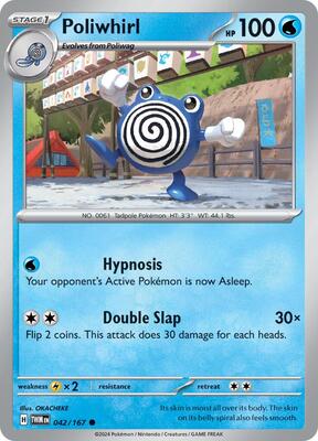 Preview image for the Poliwhirl single card for the collectable card game Pokemon.