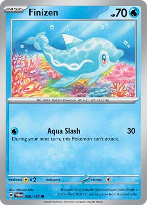 Preview image for the Finizen single card  for the collectable card game Pokemon.