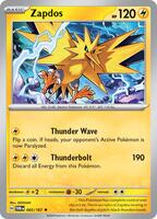 Preview image for the Zapdos single card  for the collectable card game Pokemon.