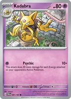 Preview image for the Kadabra single card for the collectable card game Pokemon.