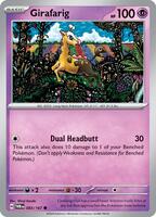 Preview image for the Girafarig single card for the collectable card game Pokemon.