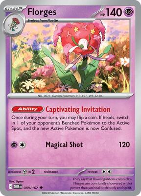 Preview image for the Florges single card  for the collectable card game Pokemon.