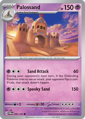 Preview image for the Palossand single card  for the collectable card game Pokemon.