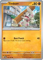 Preview image for the Timburr - 103/167 single card for the collectable card game Pokemon.