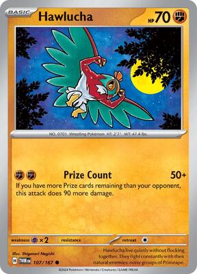 Preview image for the Hawlucha single card  for the collectable card game Pokemon.