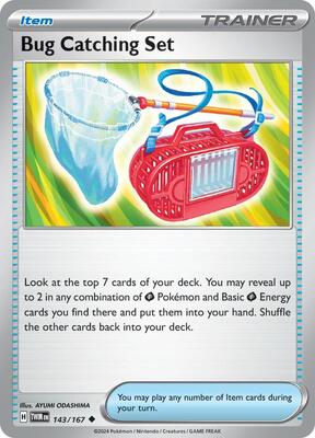 Preview image for the Bug Catching Set single card for the collectable card game Pokemon.