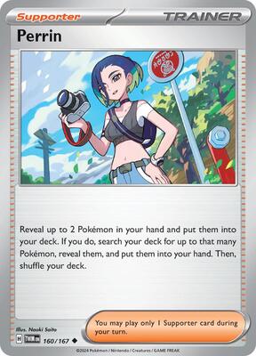 Preview image for the Perrin - 160/167 single card for the collectable card game Pokemon.