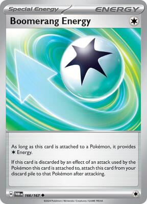 Preview image for the Boomerang Energy single card for the collectable card game Pokemon.