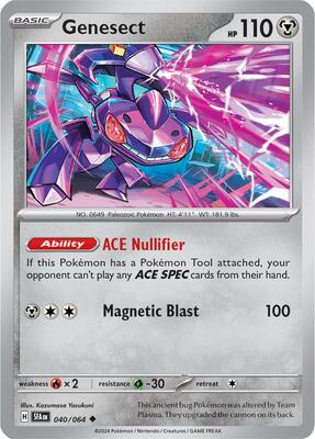 Preview image for the Genesect single card for the collectable card game Pokemon.