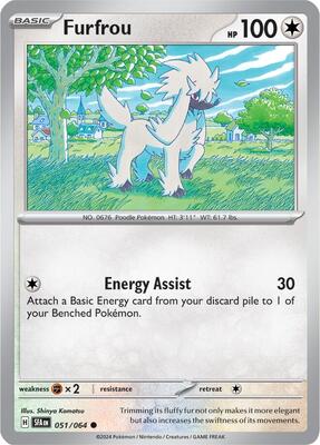 Preview image for the Furfrou single card for the collectable card game Pokemon.
