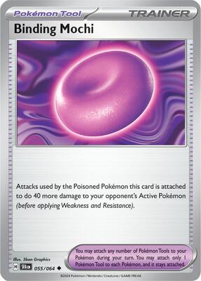 Preview image for the Binding Mochi single card for the collectable card game Pokemon.