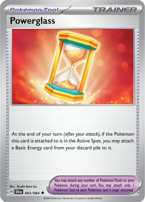 Preview image for the Powerglass - 063/064 single card for the collectable card game Pokemon.