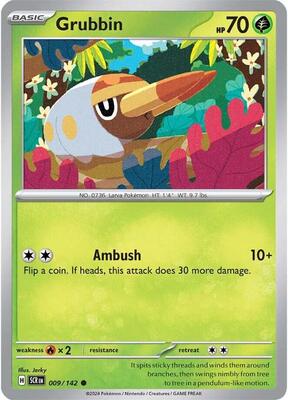 Preview image for the Grubbin single card for the collectable card game Pokemon.