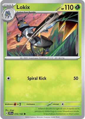 Preview image for the Lokix single card for the collectable card game Pokemon.