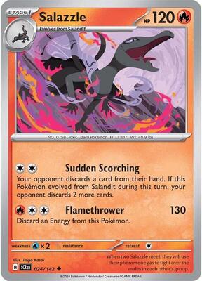 Preview image for the Salazzle single card for the collectable card game Pokemon.