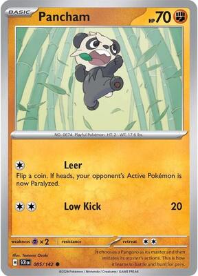 Preview image for the Pancham single card for the collectable card game Pokemon.