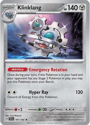 Preview image for the Klinklang single card for the collectable card game Pokemon.