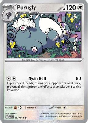 Preview image for the Purugly single card for the collectable card game Pokemon.