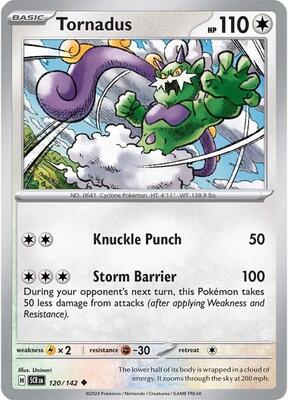 Preview image for the Tornadus single card for the collectable card game Pokemon.