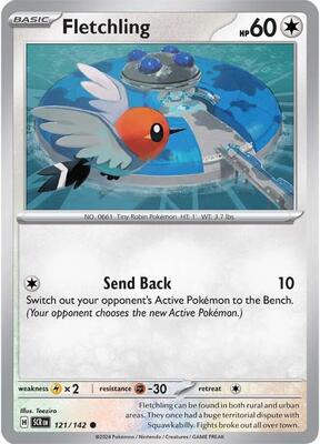 Preview image for the Fletchling single card for the collectable card game Pokemon.