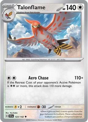 Preview image for the Talonflame single card for the collectable card game Pokemon.