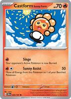 Preview image for the Castform Sunny Form - 020/191 single card for the collectable card game Pokemon.