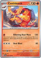 Preview image for the Centiskorch single card for the collectable card game Pokemon.