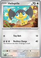 Preview image for the Helioptile single card for the collectable card game Pokemon.