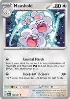 Preview image for the Maushold single card for the collectable card game Pokemon.