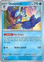 Preview image for the Quaquaval single card  for the collectable card game Pokemon.