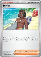 Preview image for the Surfer - 187/191 single card for the collectable card game Pokemon.