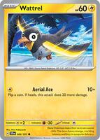 Preview image for the Wattrel single card for the collectable card game Pokemon.