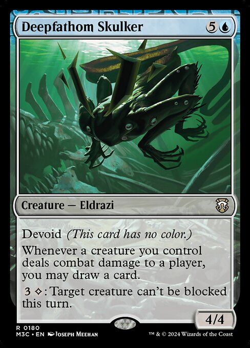 Preview image for the Deepfathom Skulker single card for the collectable card game Magic: The Gathering.