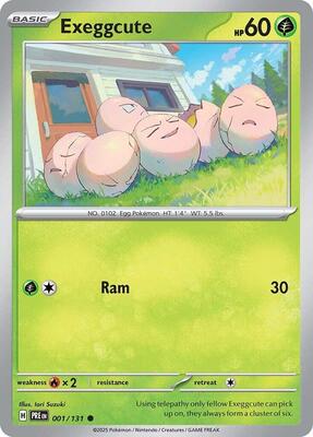 Preview image for the Exeggcute single card for the collectable card game Pokemon.