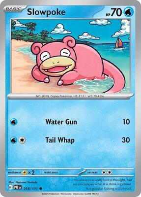 Preview image for the Slowpoke single card for the collectable card game Pokemon.