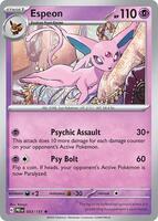 Preview image for the Espeon single card for the collectable card game Pokemon.