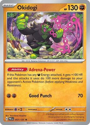 Preview image for the Okidogi single card  for the collectable card game Pokemon.