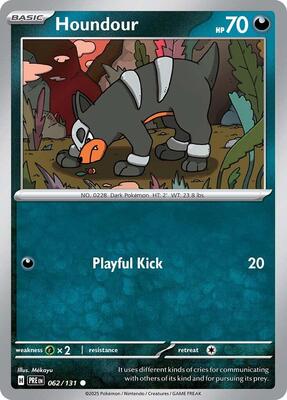 Preview image for the Houndour single card for the collectable card game Pokemon.