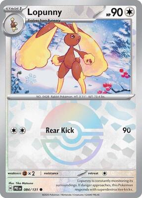 Preview image for the Lopunny (Poke Ball Pattern) single card  for the collectable card game Pokemon.