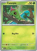 Preview image for the Caterpie single card for the collectable card game Pokemon.