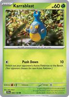 Preview image for the Karrablast single card for the collectable card game Pokemon.
